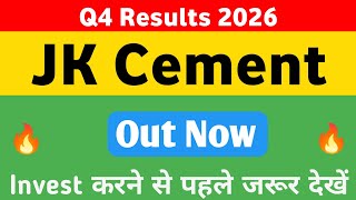 JK Cement Ltd 🔥 Q4 Results 2026 | JK Cement Ltd Share Latest News | JK Cement Share Latest News 