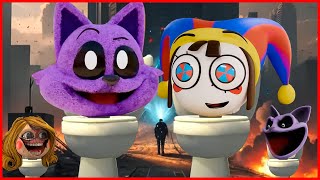 CATNAP & DOGDAY at SCHOOL! Poppy Playtime Chapter 3 Animation - Skibidi Toilet Meme Song (Cover)