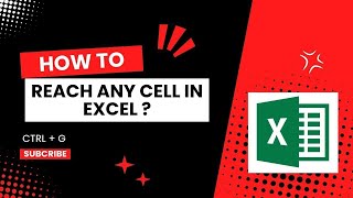 How to Reach any Cell in Excel? | Ctrl + G #excelshortcut #spreadsheetskills #exceltricks #exceltips