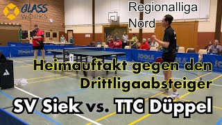 Regionalliga Nord 2425 Sv Siek Vs. Ttc Düppel