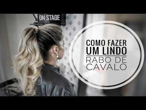 Vídeo: Como Fazer Um Penteado De Rabo De Cavalo