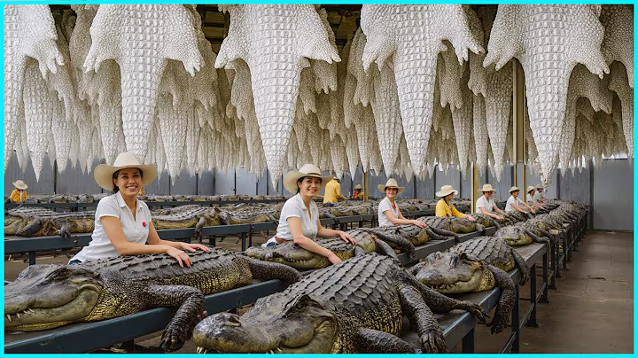 How Millions of Crocodiles Are Processed | Making Millions from Giant Crocodiles