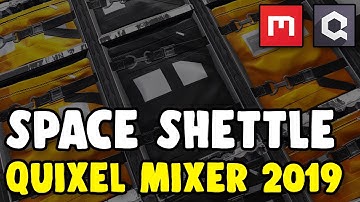 Quixel Mixer | SPACE SHUTTLE SURFACE | PBR TEXTURE