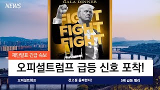 [오피셜트럼프]결국 폭등 임박! &#39;찐바닥&#39; 확인 완료! 세력들 물량 모으기 시작 했습니다! 서두르세요!