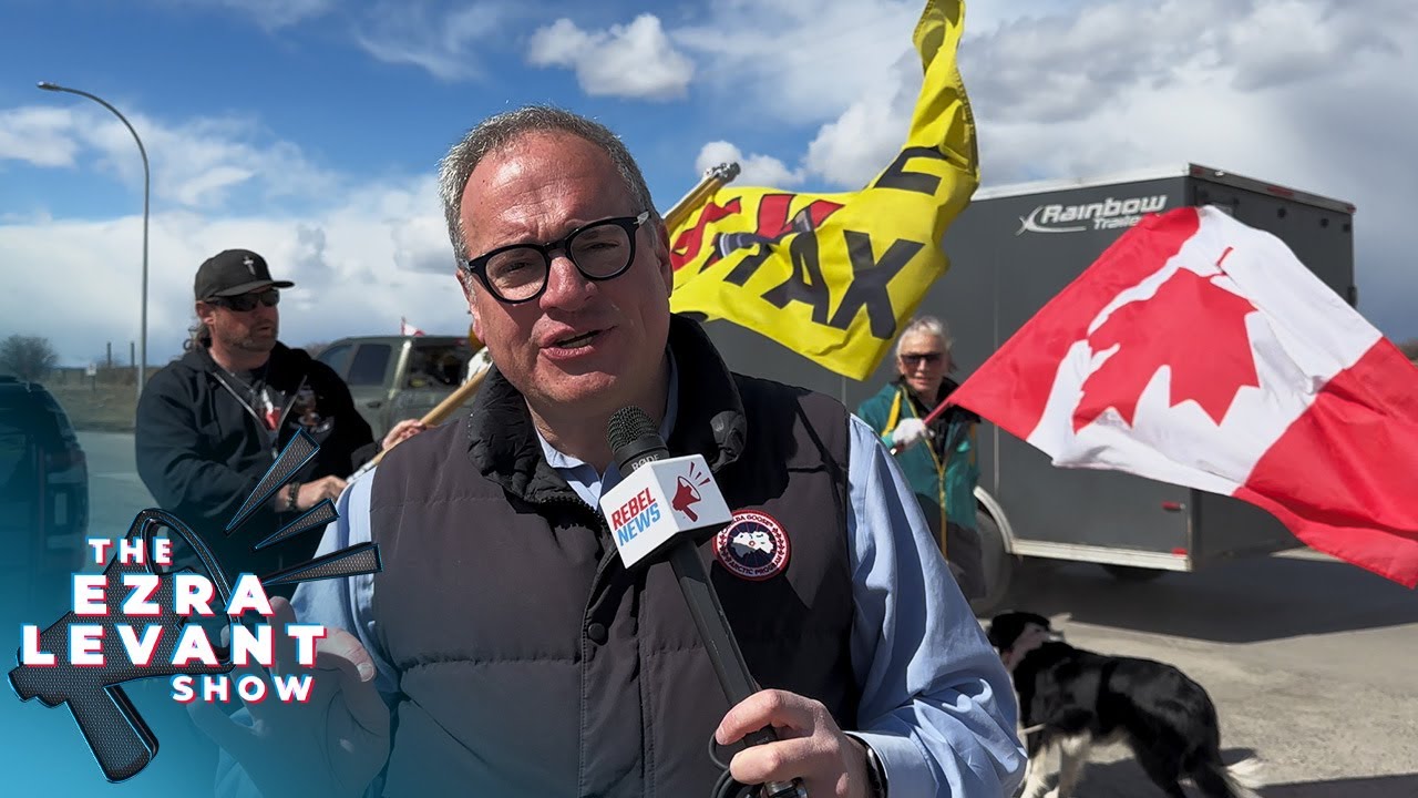 Protesters outside Calgary unite in opposition to Trudeau’s carbon tax