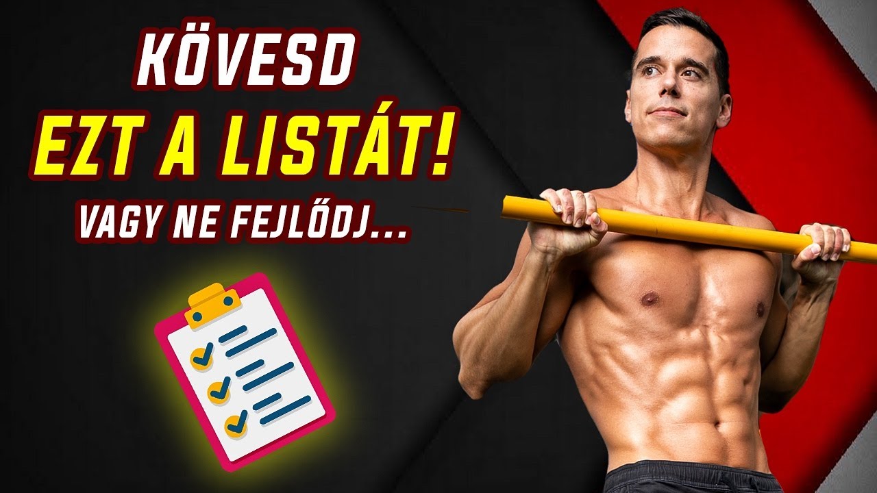 EZÉRT bukik el a legtöbb kezdő - ROSSZ A SORREND! (5 edzésalapszabály)