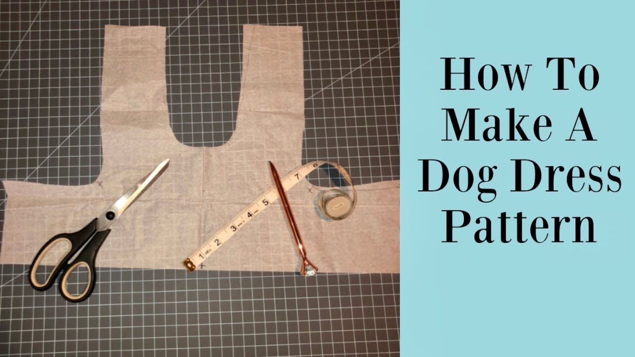 how-to-make-a-dog-dress-pattern-youtube