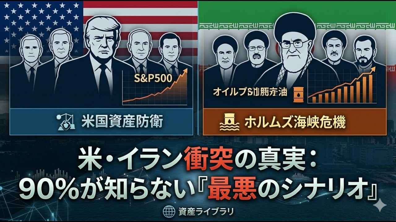 【緊急】米イラン衝突の真実｜90%が知らない『最悪のシナリオ』とNISA防衛術
