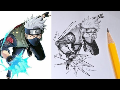 How to Draw Kakashi from Naruto « Drawing & Illustration :: WonderHowTo