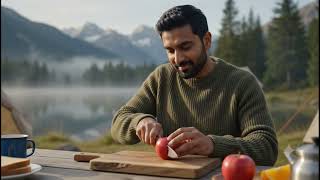 Sunrise Mountain Camp | Relaxing Nature Escape | Cozy Camping by the Lake | JoyFul Frames