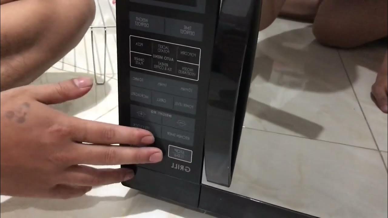 UNBOXING DAN REVIEW MICROWAVE OVEN SHARP R728(K) IN YouTube