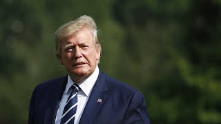 President Trump holds a press conference at Trump National Golf Club Bedminster in New Jersey