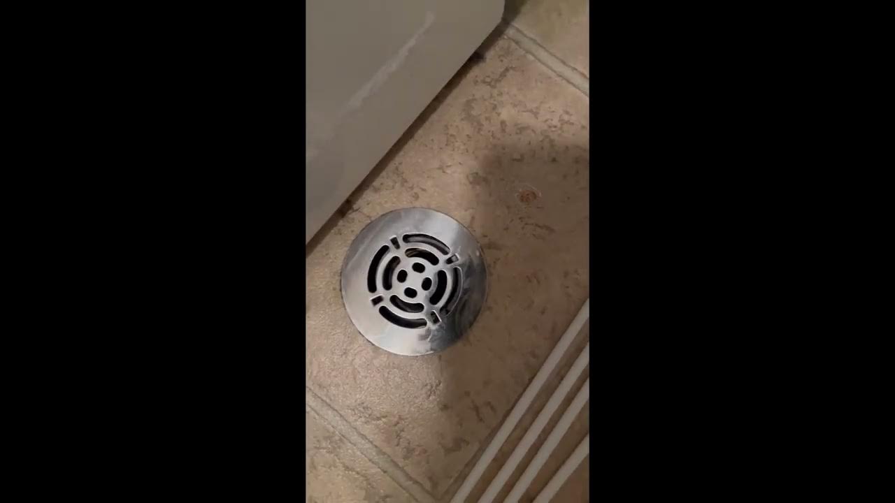 FieldStone Homes Lehi, UT Laundry Room Floor Drain Leaky Installation