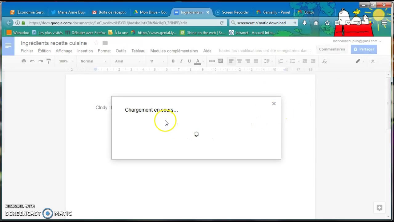 Comment insérer un google doc modifiable dans un Genially - YouTube