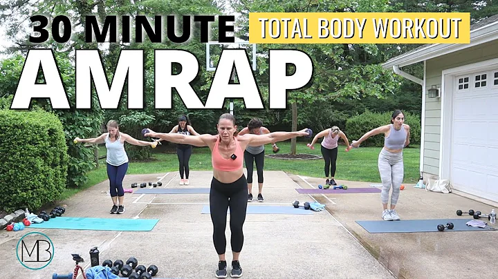 30 MIN AMRAP | Total Body Workout with Weights