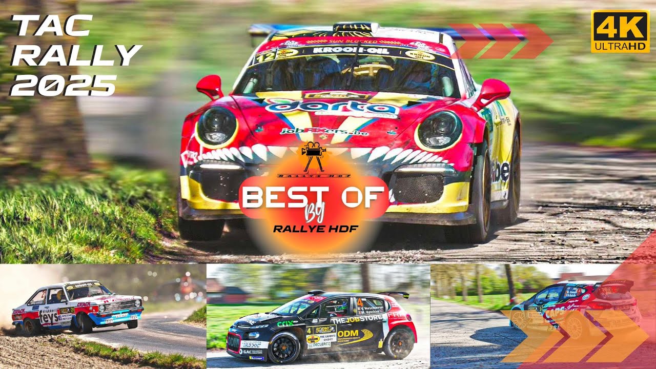 Best of TAC Rally 2025 - Show and mistakes (Lietaer and Cherain visiting farm)