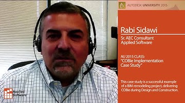 Rabi Sidawi Autodesk University 2015 Trailer