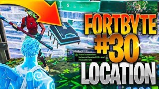 Fortbyte Found Somewhere Between Haunted Hills And Pleasant Park Fortbyte 30 Location