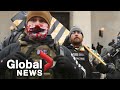 Trump supporters, some armed, gather outside US state capitol buildings