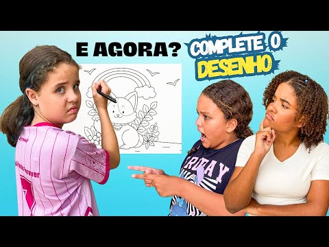 COMPLETE O DESENHO *Será que deu certo?