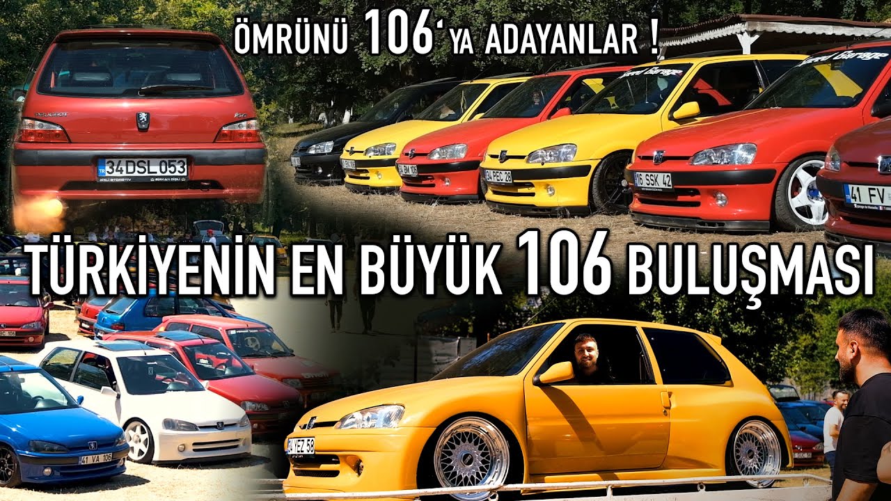 Ömrünü 106'ya Adayanlar | Türkiyenin En Büyük Peugeot 106 Buluşması! Tedavi İçerir! [4K]