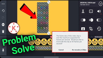 Re-Encoding Required | Kinemaster re encoding Problem | re encode at 30fps | re encode problem