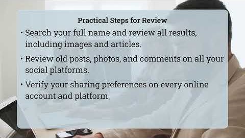 What Should I Check In My Online Presence?