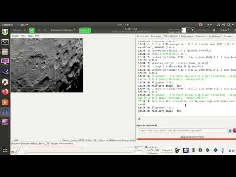 Traitez rapidement vos vidéos planétaires avec Siril