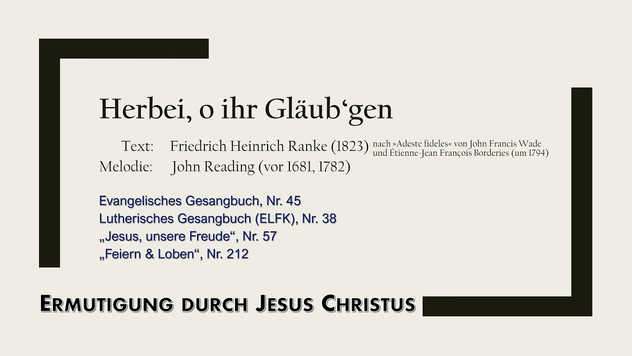 text herbei o ihr gläubigen