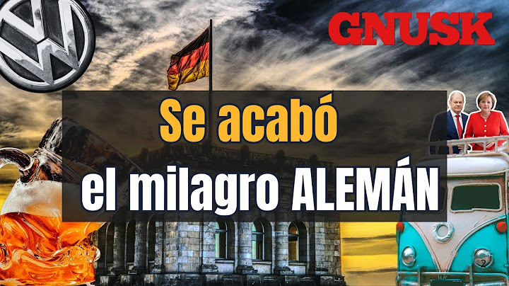 Se acabó el MILAGRO ECONÓMICO | ¿Por qué Alemania no levanta cabeza?