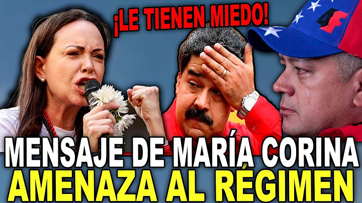 MARÍA CORINA MACHADO LANZÓ AMENAZA AL RÉGIMEN | EL PRINCIPIO DEL FIN DE MADURO