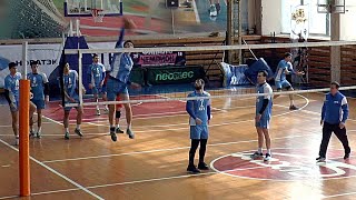 Volleyball. Attack hit. Student League of Russia. ISKhTU Ivanovo vs DSU Makhachkala #3