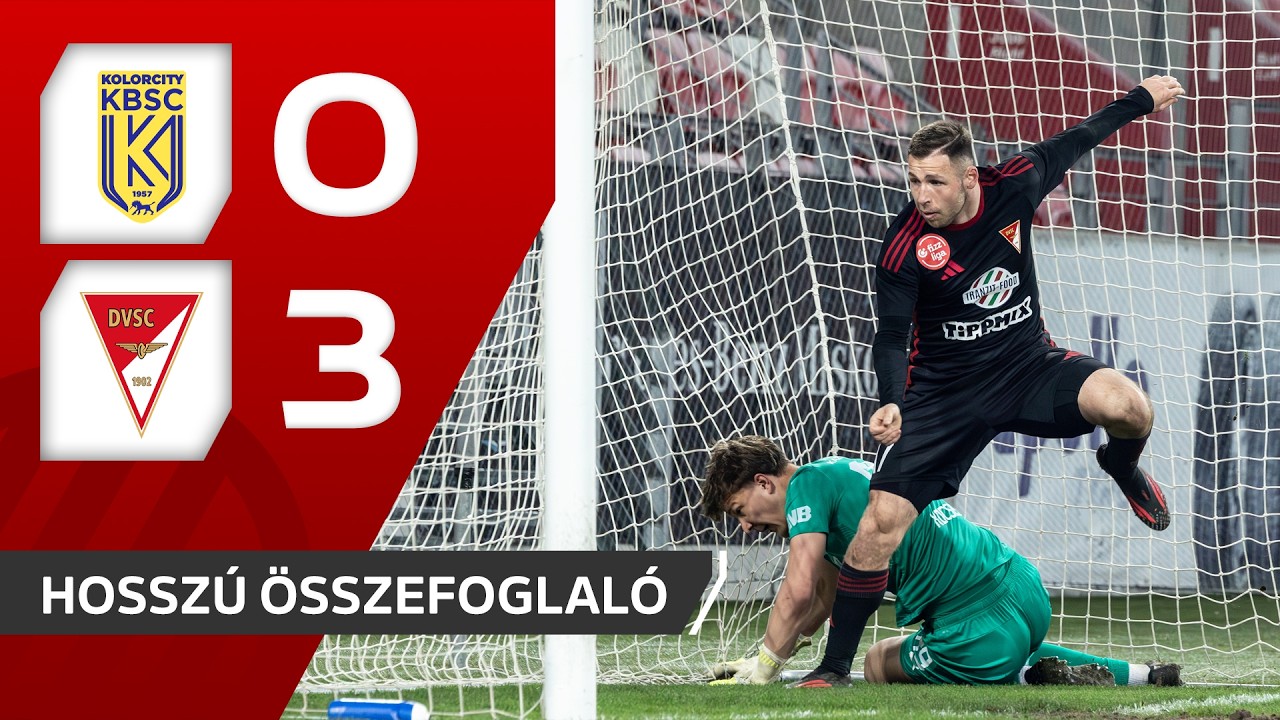 Fizz Liga: Kazincbarcika–Debrecen 0–3 | hosszú összefoglaló