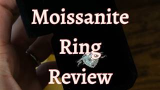 Moissanite Promise Ring Review #valentinesday #amazonfinds #rings