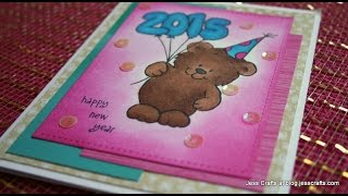 Happy New Year Card with Gerda Steiner Designs