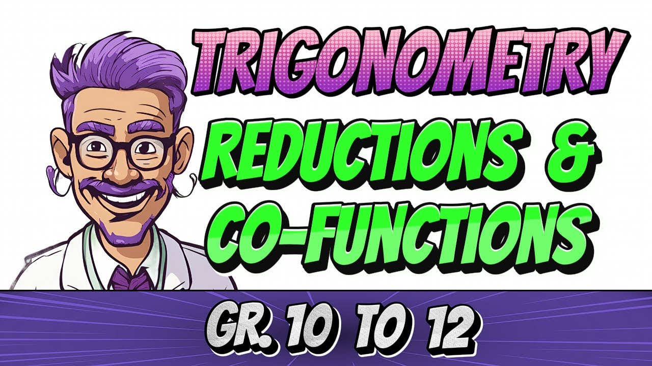 Trigonometry - How to apply reductions in any Quadrant - YouTube