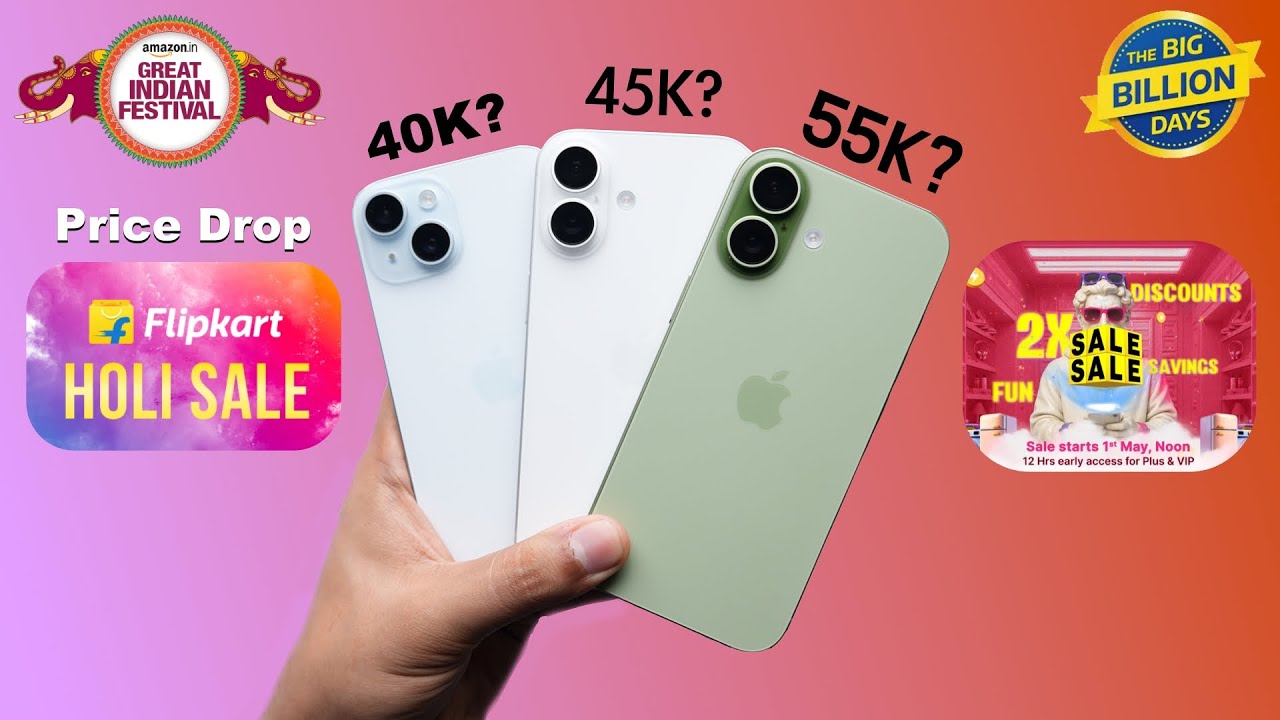 iPhone 17 in 55K, 16 in 45K BBD 2026? Flipkart Holi Sale iPhone Price Drops (HINDI)