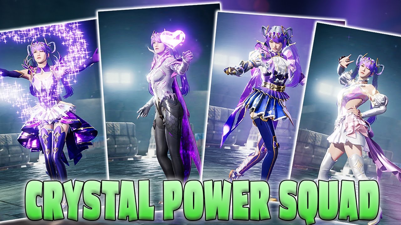 Best Mythic Outfits? New Crystal Power Squad Crate Opening 🔥 PUBG MOBILE