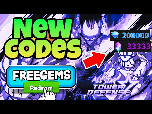 ✓2 NEW✓ALL WORKING CODES for ⚡ALL STAR TOWER DEFENSE⚡ Roblox 2023 ⚡ Codes  for Roblox TV 