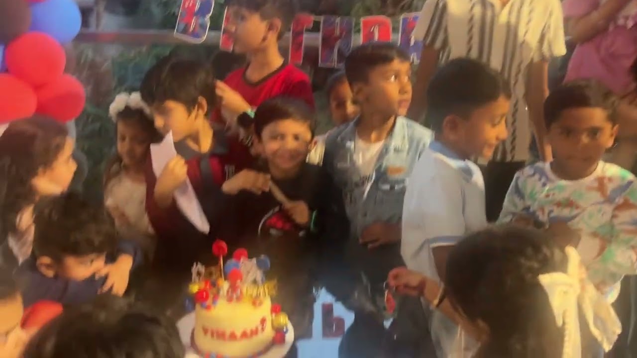 Vihaan’s Birthday celebration🥳 Khatarnak Spiderman Theme