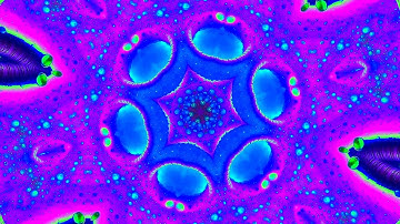 Copyright Free Visuals - Kaleidoscope VJ Loop - Multi Coloured Pattern Background - for Music Edits