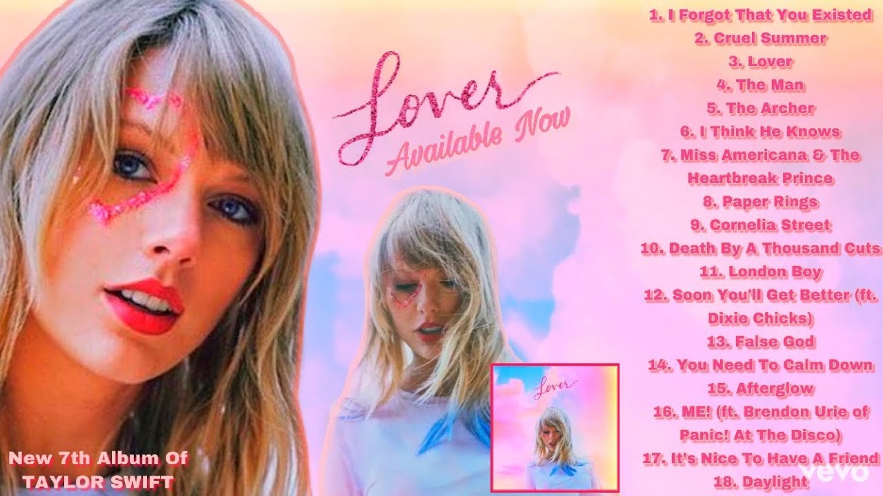 Taylor Swift Lover Full Album Tracks Titles Youtube
