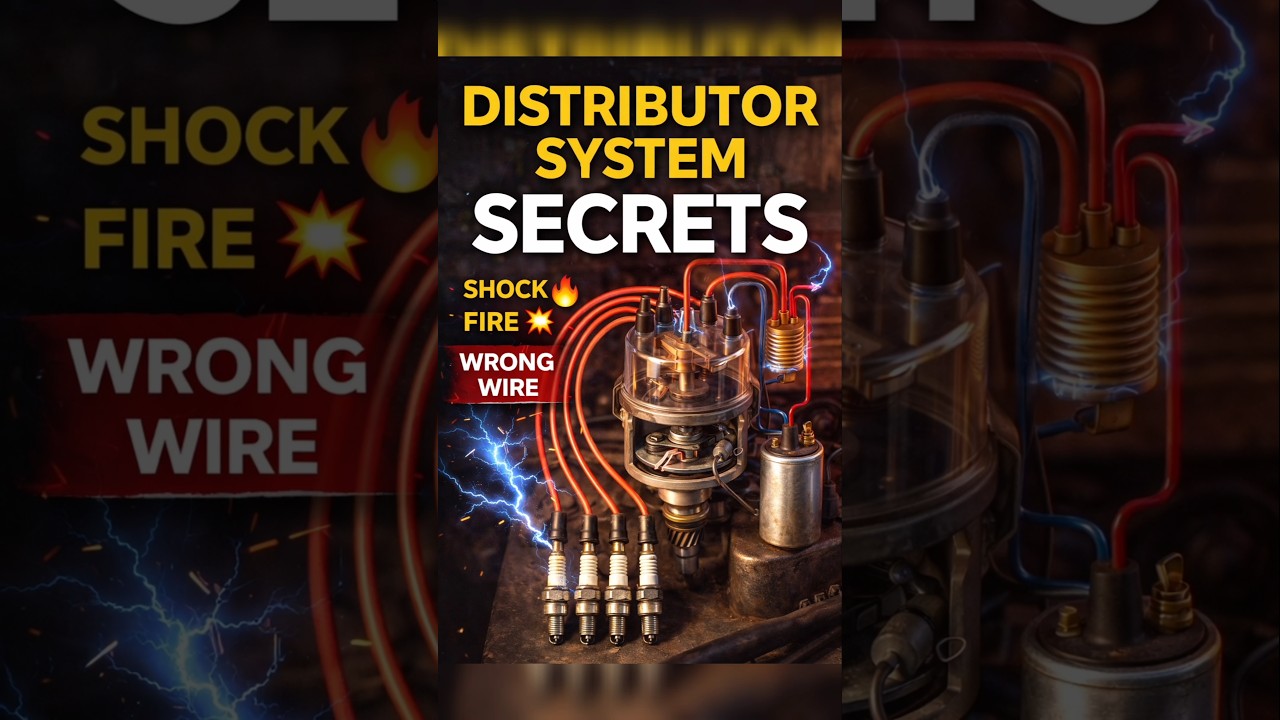 Distributor Ignition System Explained | How Spark Plugs Fire in Correct Order | Engine Basics
