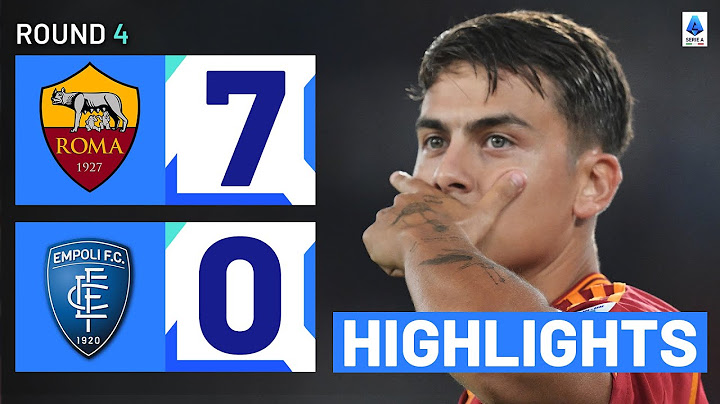 Roma-Empoli 7-0 | Giallorossi cruise to massive win: Goals & Highlights | Serie A 2023/24