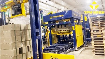 Increase Productivity with TPM Servo Palletizer for Dry Concrete Blocks in Russia!
