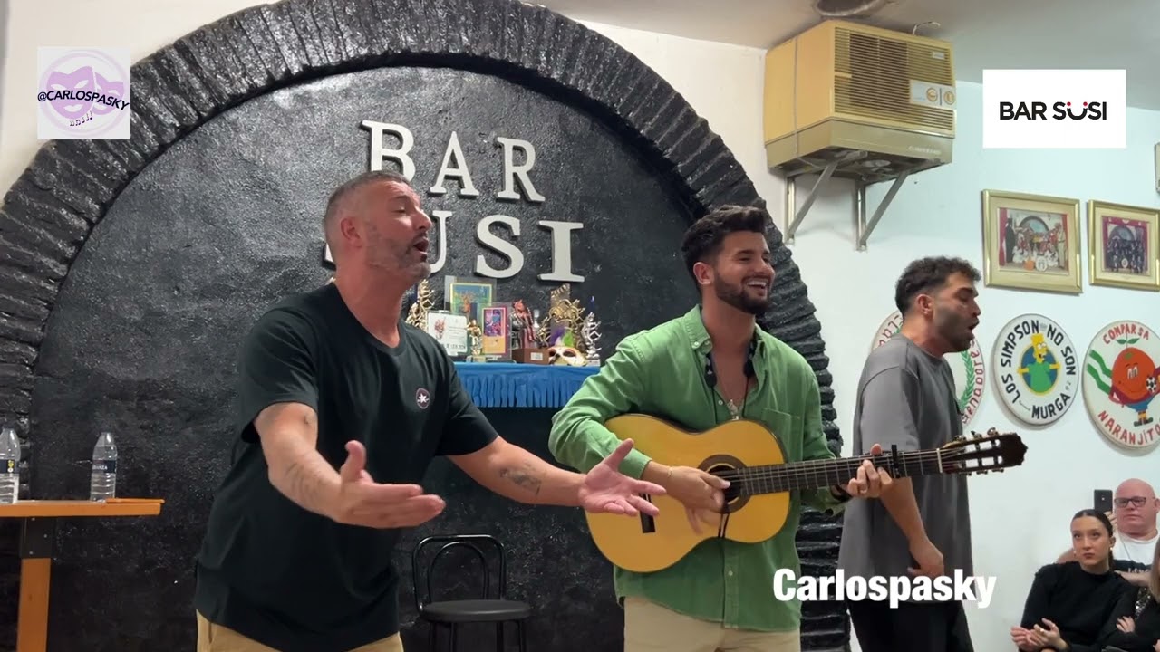 David Trujillo,Moisés Arévalo y paco catalán en El Susi carnaval 11-24