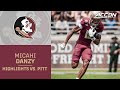 Florida State WR Micahi Danzy Highlights vs. Pitt