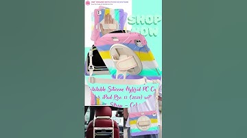 Rotatable Silicone Hybrid Case for iPad Pro 13 (2024) | Stylish & Durable Protection  Shoulder Strap