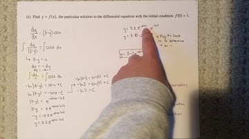 AP Calculus AB FRQ 2014 #6