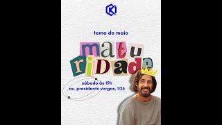 Culto de Sábado | Maturidade | Rede Jovem Kairós #rjk #cultoaovivo #rjkairos